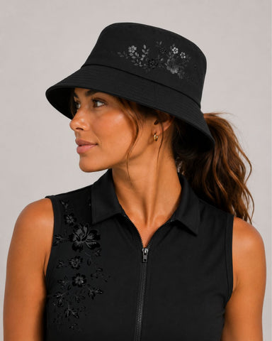 GWW Women's Floral Performance Golf Bucket Hat